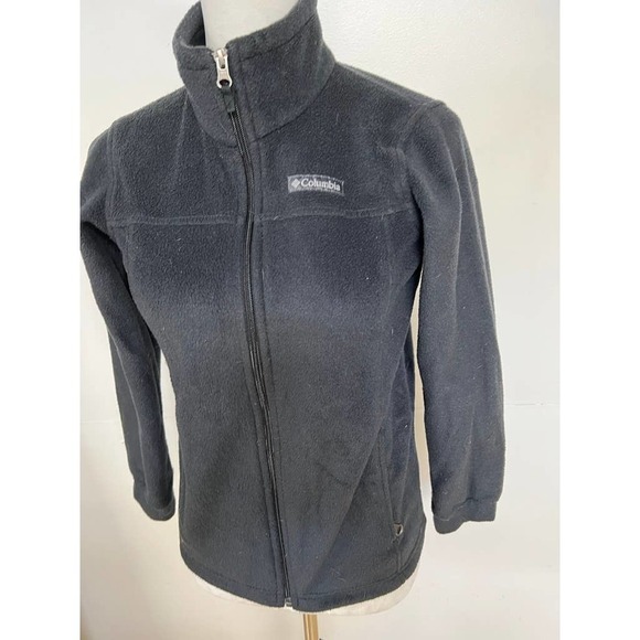 Boys Columbia Steens MT Fleece Black Jacket - Picture 2 of 6